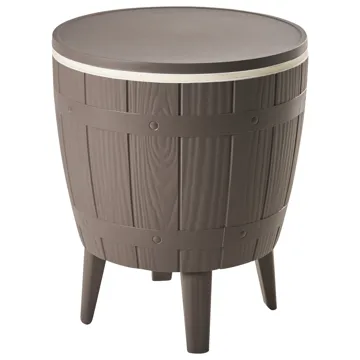 Kjølebar/barbord utendørs Silg 49 cm - beige/grå/hvit - Hagemøbler - Hagebord - Barbord