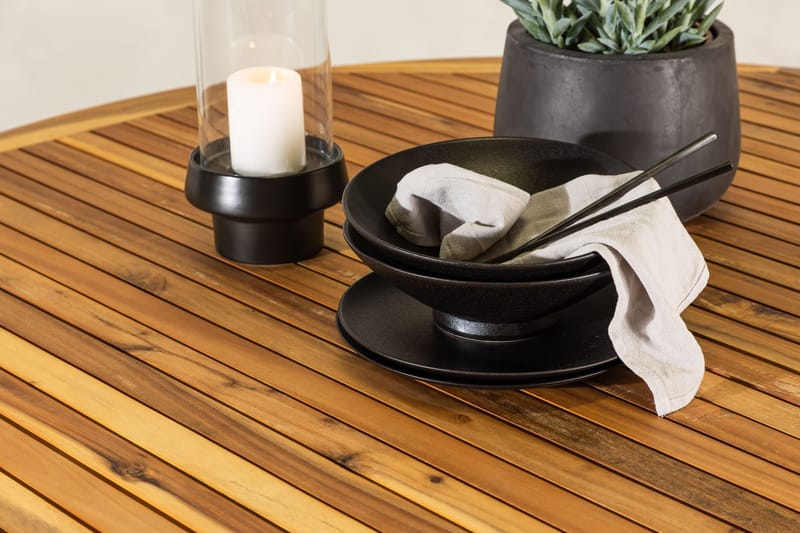 Lakenview Rundt Spisebord Utendørs 150 cm - Natur - Hagemøbler - Hagebord - Spisebord ute