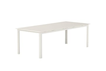 Levels rektangulært spisebord 229 cm utendørs - Beige - Hagemøbler - Hagebord - Spisebord ute