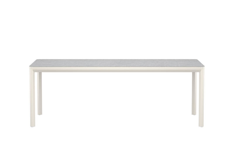 Lino rektangulært spisebord 220 cm utendørs - Beige - Hagemøbler - Hagebord - Spisebord ute