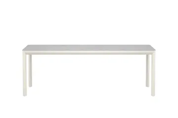 Lino rektangulært spisebord 220 cm utendørs - Beige - Hagemøbler - Hagebord - Spisebord ute