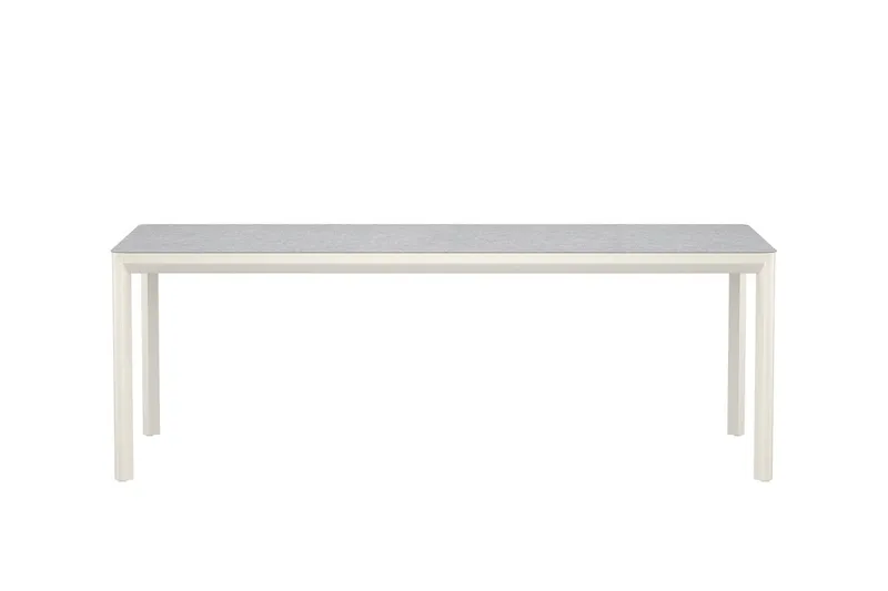 Lino rektangulært spisebord 220 cm utendørs - Beige - Hagemøbler - Hagebord - Spisebord ute