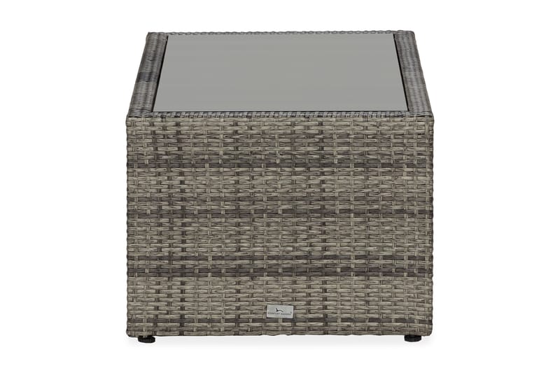 Bahamas Bord med Hylle 113x58 cm - Grå - Hagemøbler - Hagebord - Loungebord & Sofabord utendørs