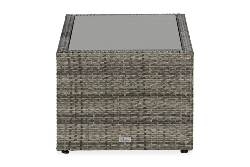 Bahamas Bord med Hylle 113x58 cm - Grå - Hagemøbler - Hagebord - Loungebord & Sofabord utendørs