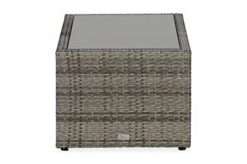 Bahamas Bord med Hylle 113x58 cm - Grå - Hagemøbler - Hagebord - Loungebord & Sofabord utendørs
