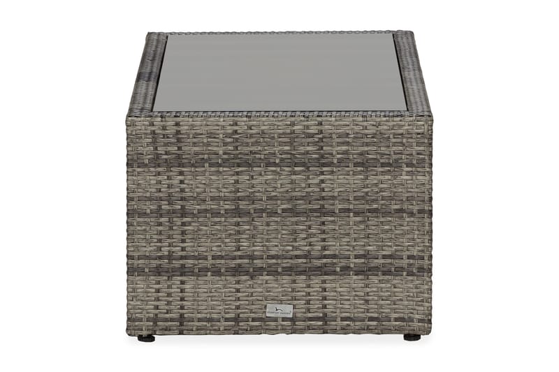 Bahamas Bord med Hylle 113x58 cm - Grå - Hagemøbler - Hagebord - Loungebord & Sofabord utendørs