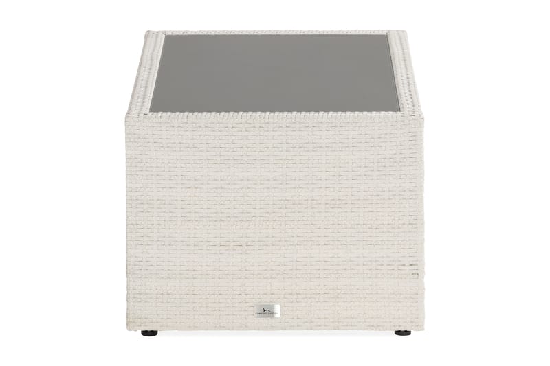 Bahamas Bord med Hylle 113x58 cm - Hvit - Hagemøbler - Hagebord - Loungebord & Sofabord utendørs