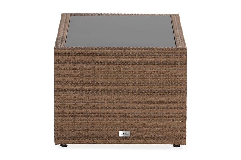 Bahamas Bord med Hylle 113x58 cm - Sand - Hagemøbler - Hagebord - Loungebord & Sofabord utendørs