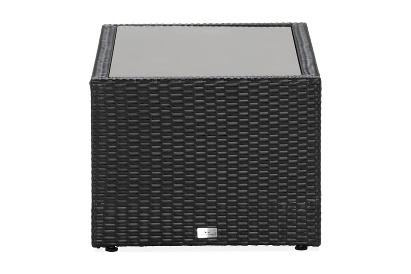 Bahamas Bord med Hylle 113x58 cm - Svart - Hagemøbler - Hagebord - Loungebord & Sofabord utendørs