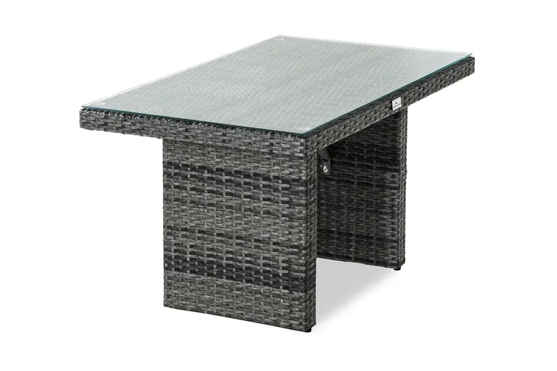 Bahamas Høyt Sofabord 100x60 cm - Grå - Hagemøbler - Hagebord - Loungebord & Sofabord utendørs