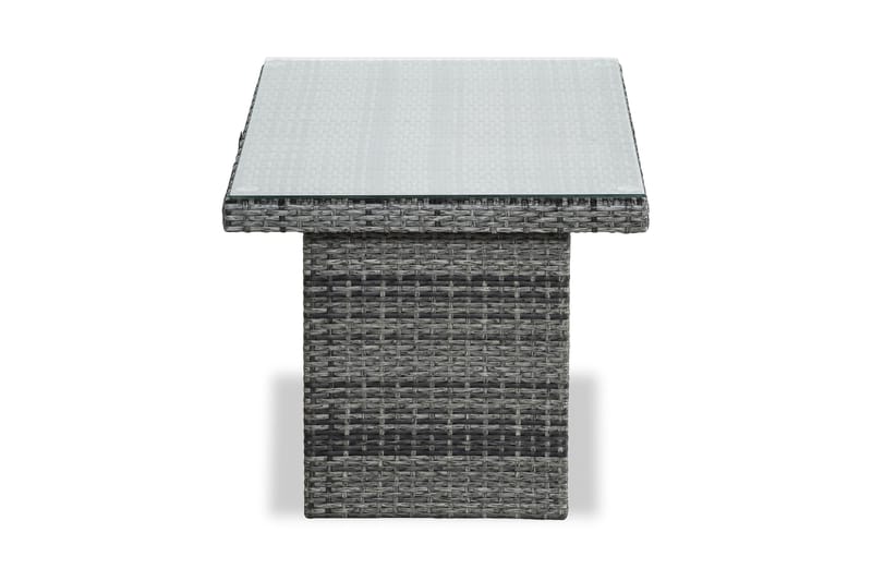Bahamas Høyt Sofabord 100x60 cm - Grå - Hagemøbler - Hagebord - Loungebord & Sofabord utendørs