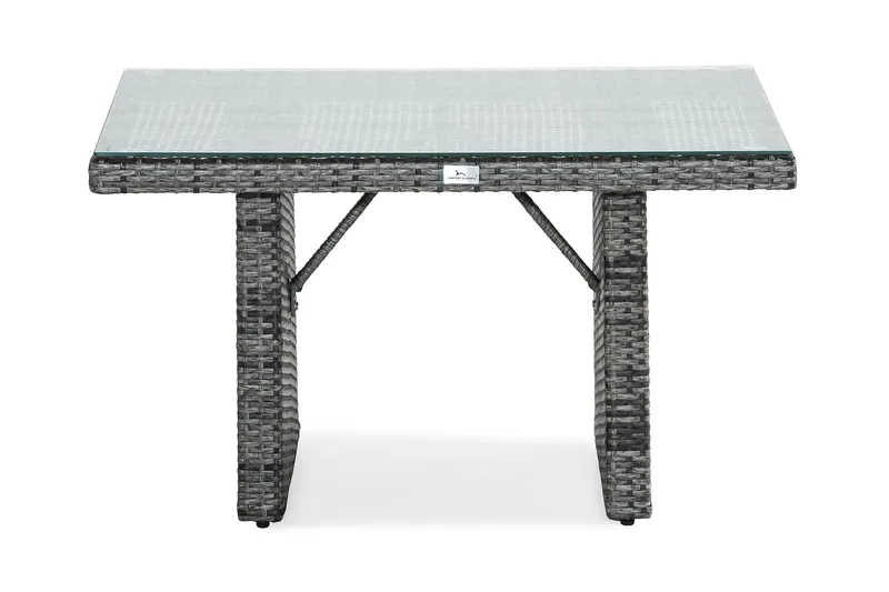 Bahamas Høyt Sofabord 100x60 cm - Grå - Hagemøbler - Hagebord - Loungebord & Sofabord utendørs