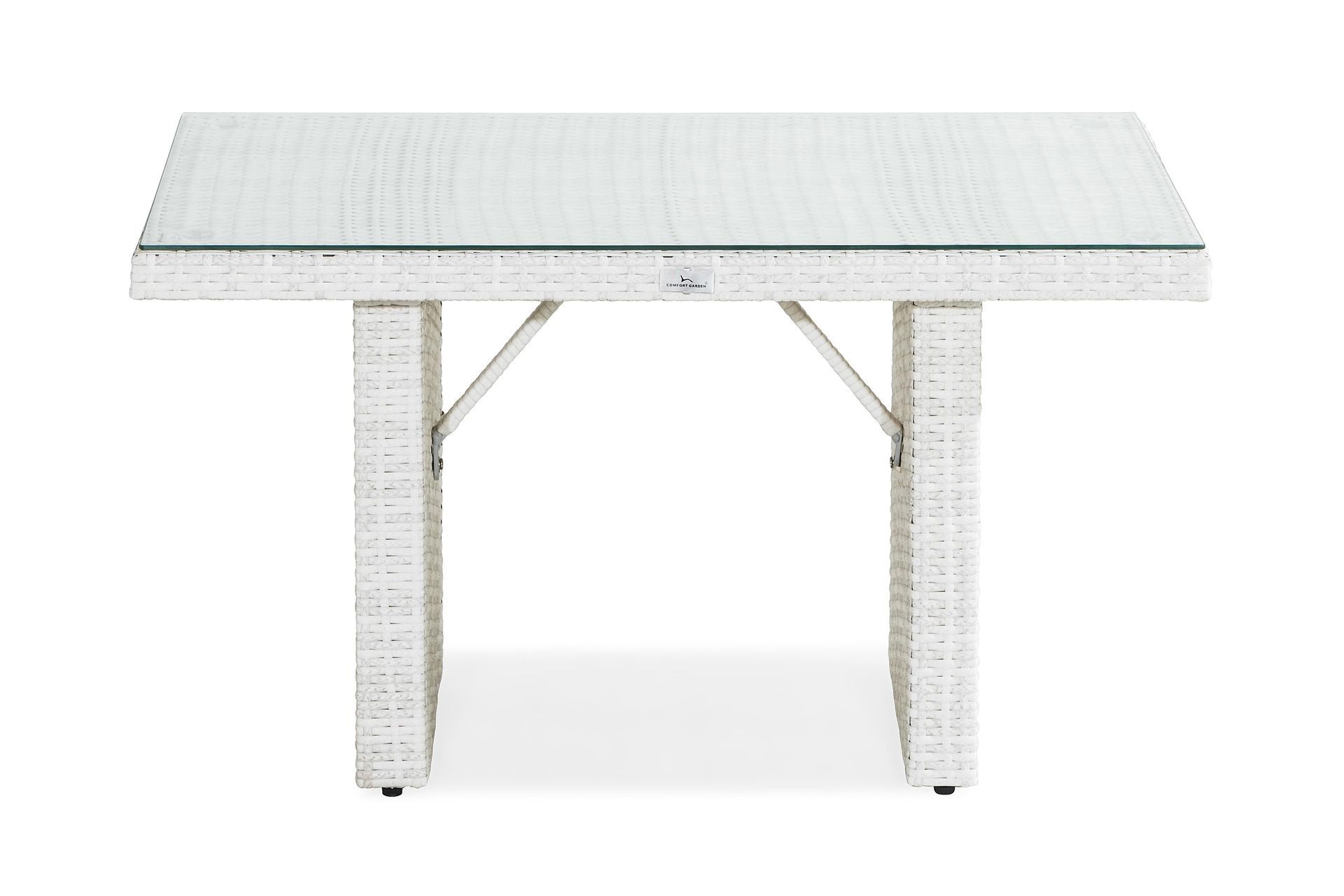 Bahamas Høyt Sofabord 100x60 cm - Hvit - Hagemøbler - Hagebord - Loungebord & Sofabord utendørs
