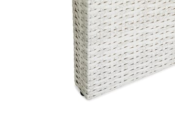 Bahamas Høyt Sofabord 100x60 cm - Hvit - Hagemøbler - Hagebord - Loungebord & Sofabord utendørs