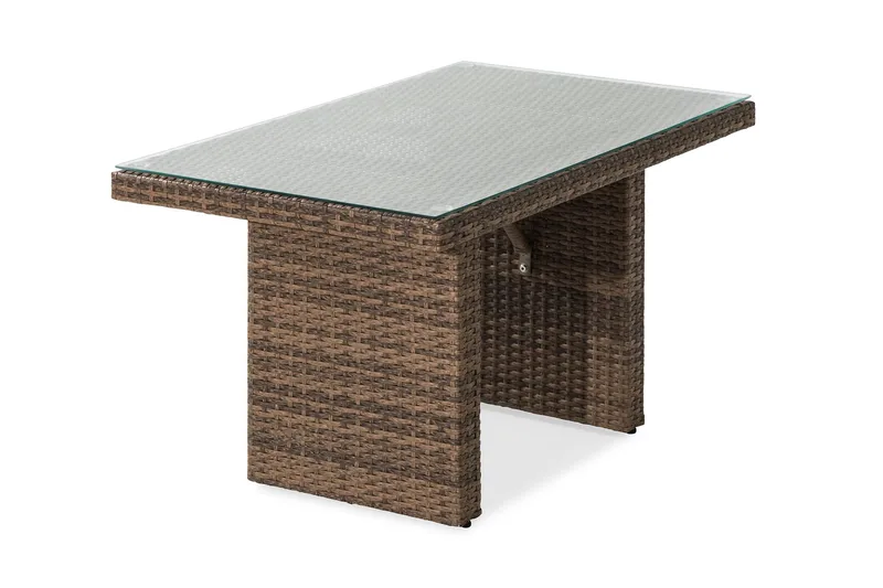 Bahamas Høyt Sofabord 100x60 cm - Sand - Hagemøbler - Hagebord - Loungebord & Sofabord utendørs