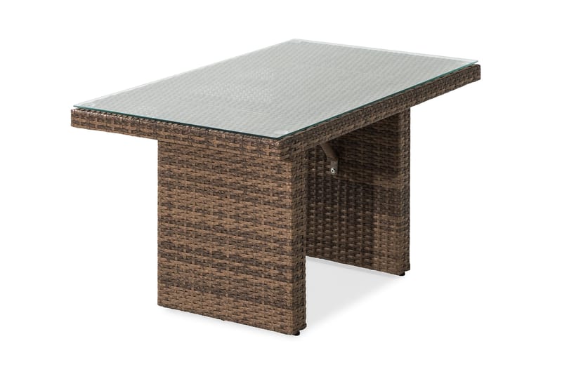 Bahamas Høyt Sofabord 100x60 cm - Sand - Loungebord & Sofabord utendørs - Balkongbord