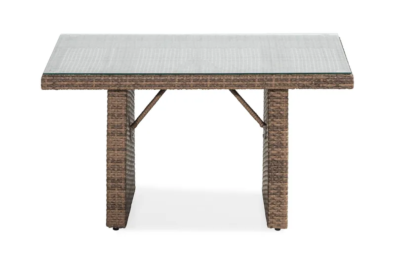 Bahamas Høyt Sofabord 100x60 cm - Sand - Hagemøbler - Hagebord - Loungebord & Sofabord utendørs