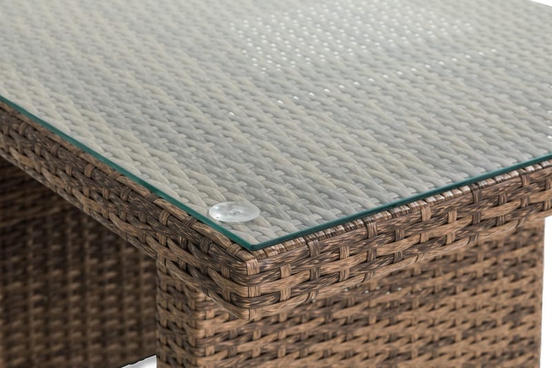Bahamas Høyt Sofabord 100x60 cm - Sand - Hagemøbler - Hagebord - Loungebord & Sofabord utendørs