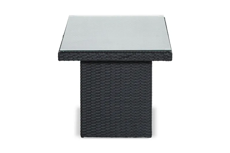 Bahamas Høyt Sofabord 100x60 cm - Svart - Hagemøbler - Hagebord - Loungebord & Sofabord utendørs