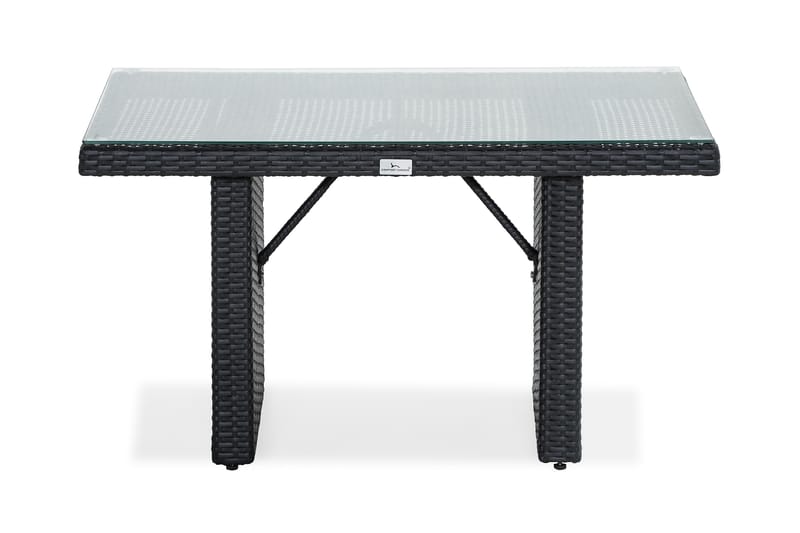 Bahamas Høyt Sofabord 100x60 cm - Svart - Loungebord & Sofabord utendørs - Balkongbord