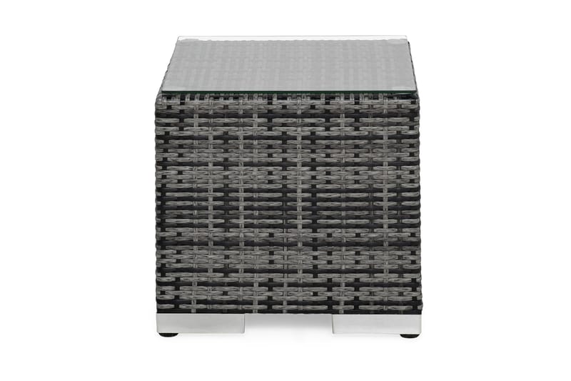 Bahamas Sidebord 43x43x43 cm - Grå - Hagemøbler - Hagebord - Loungebord & Sofabord utendørs