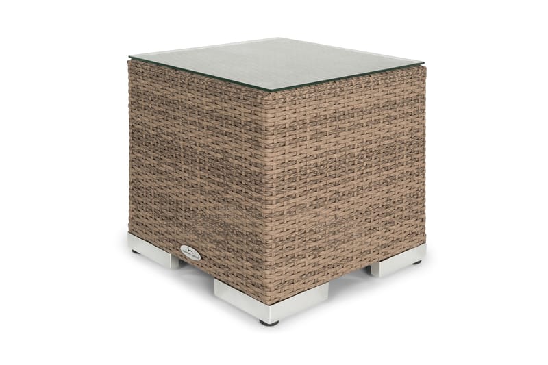 Bahamas Sidebord 43x43x43 cm - Sand - Loungebord & Sofabord utendørs - Balkongbord