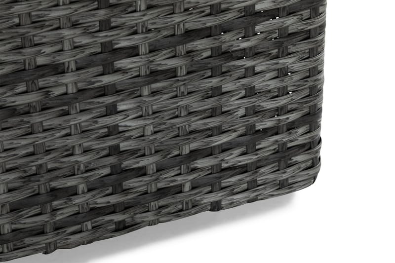 Bahamas Sidebord med Oppbevaring 45x45 cm - Grå - Hagemøbler - Hagebord - Loungebord & Sofabord utendørs