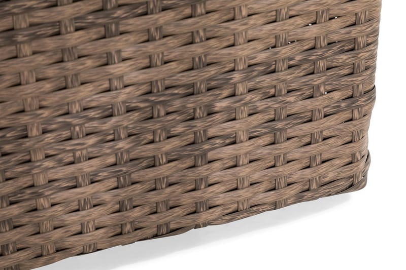 Bahamas Sidebord med Oppbevaring 45x45 cm - Sand - Hagemøbler - Hagebord - Loungebord & Sofabord utendørs