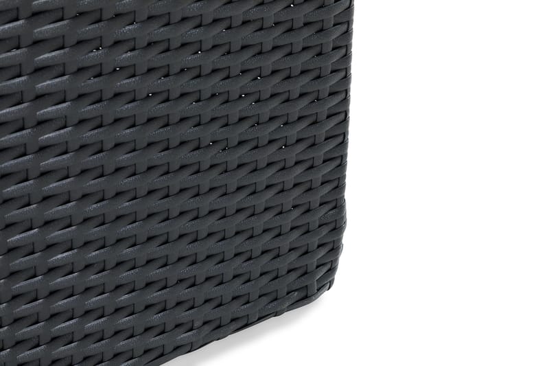Bahamas Sidebord med Oppbevaring 45x45 cm - Svart - Hagemøbler - Hagebord - Loungebord & Sofabord utendørs
