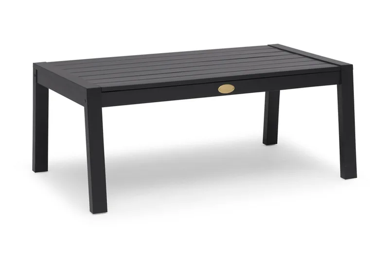 Hillerstorp Stoltö spisebord og sofabord utendørs 120 cm furu tre, Svart