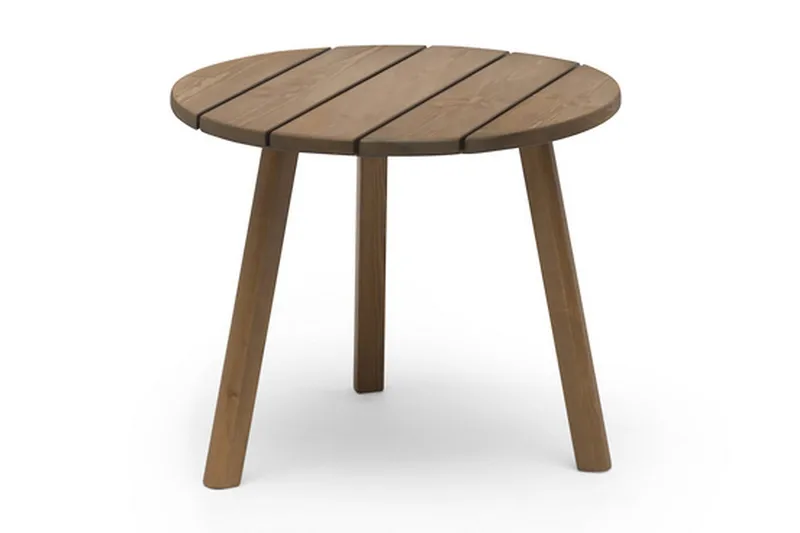 Hillerstorp Tennessee rundt sidebord utendørs 50 cm tre furu, Brun
