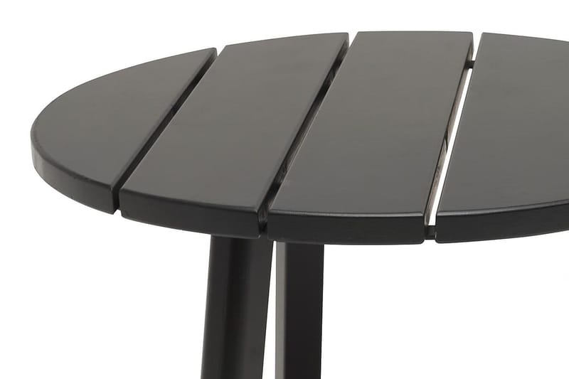 Hillerstorp Tennessee rundt sidebord utendørs 50 cm tre furu - Svart - Hagemøbler - Hagebord - Loungebord & Sofabord utendørs