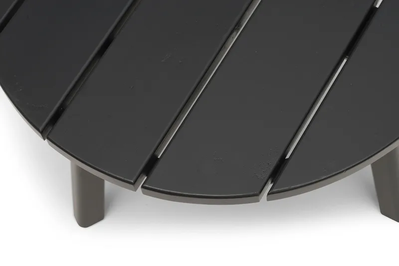 Hillerstorp Tennessee rundt sidebord utendørs 50 cm tre furu - Svart - Hagemøbler - Hagebord - Loungebord & Sofabord utendørs