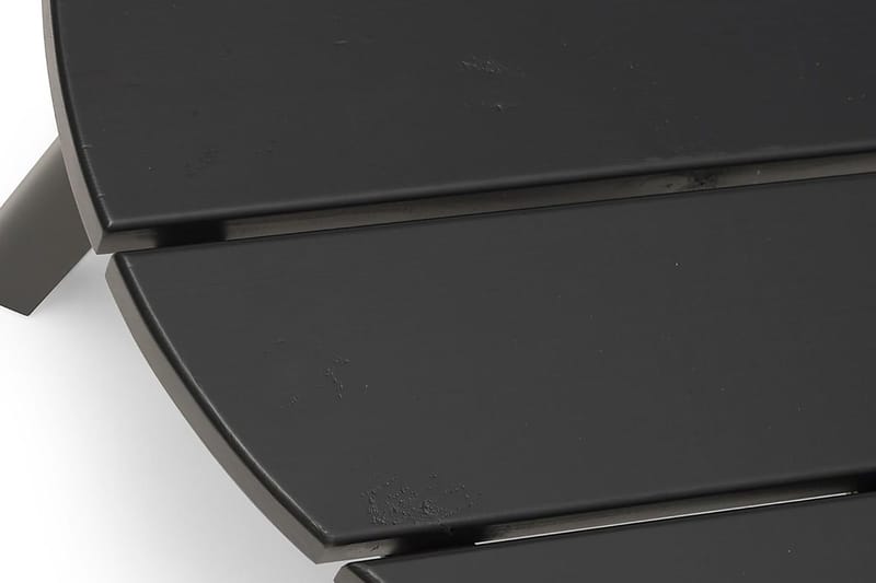 Hillerstorp Tennessee rundt sidebord utendørs 50 cm tre furu - Svart - Hagemøbler - Hagebord - Loungebord & Sofabord utendørs