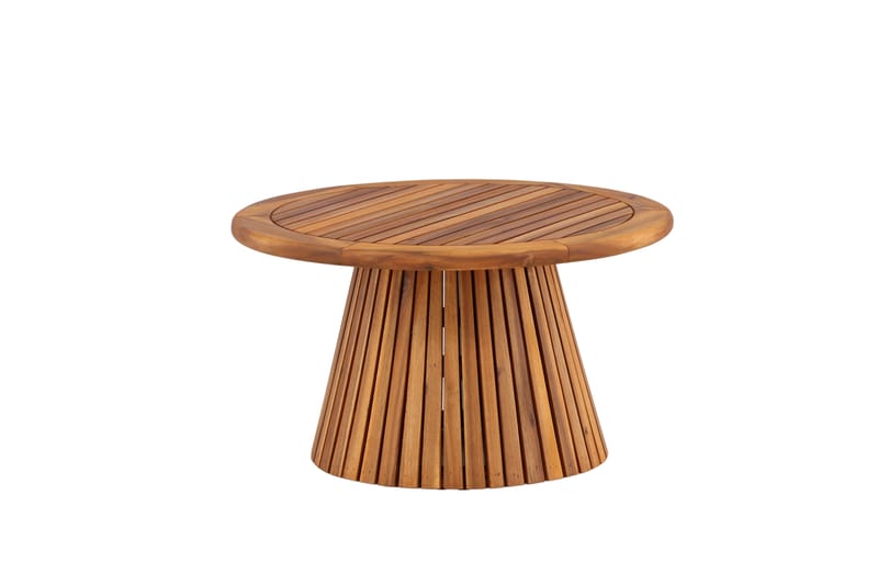 Lumpur Sofabord 70 cm Rundt - Brun - Hagemøbler - Hagebord - Loungebord & Sofabord utendørs