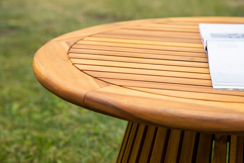 Lumpur Sofabord 70 cm Rundt - Brun - Hagemøbler - Hagebord - Loungebord & Sofabord utendørs