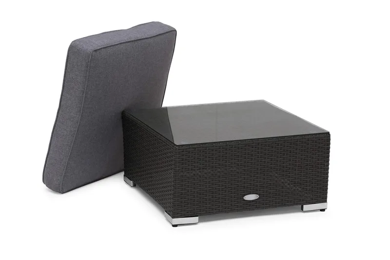 Madison Divan/Bord - Svart - Hagemøbler - Hagebord - Loungebord & Sofabord utendørs