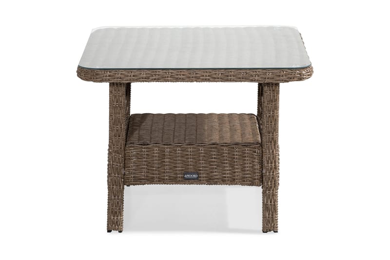Marcus Sofabord 80x80 cm Høyt - Natur - Hagemøbler - Hagebord - Loungebord & Sofabord utendørs