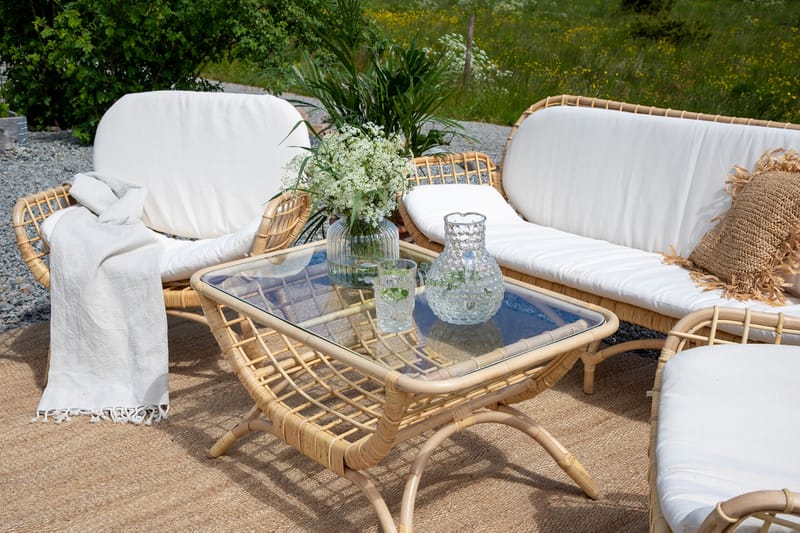 Moana Cafébord 95 cm Tre/natur - Venture Home - Loungebord & Sofabord utendørs - Balkongbord
