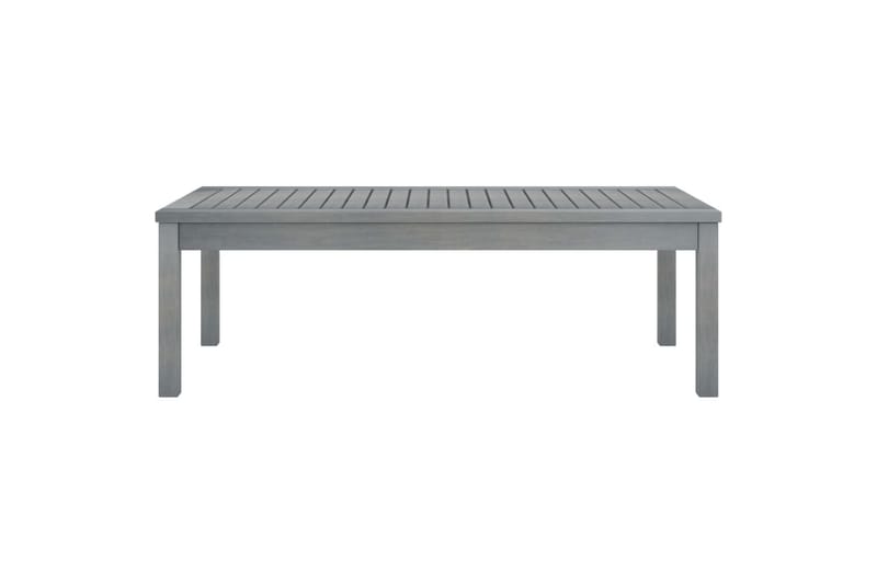Salongbord 100x50x33 cm grå heltre akasie - Grå - Hagemøbler - Hagebord - Loungebord & Sofabord utendørs