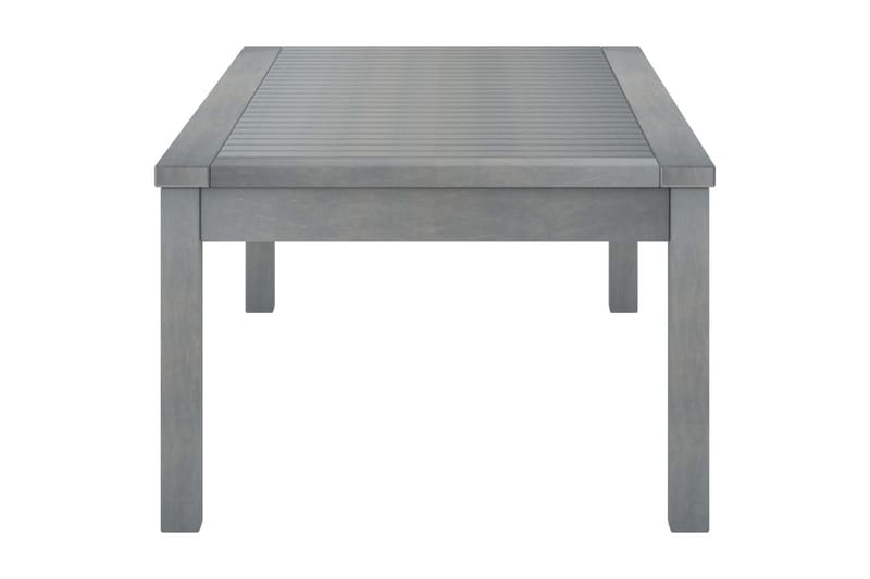 Salongbord 100x50x33 cm grå heltre akasie - Grå - Hagemøbler - Hagebord - Loungebord & Sofabord utendørs