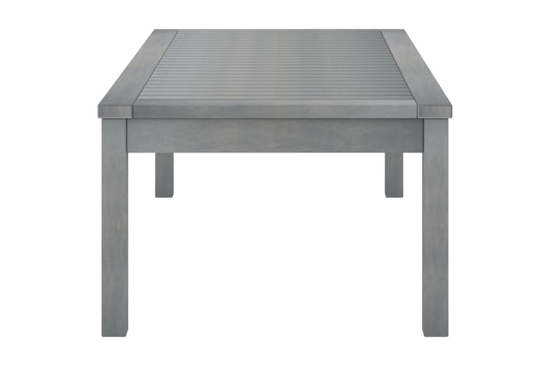 Salongbord 100x50x33 cm grå heltre akasie - Grå - Loungebord & Sofabord utendørs - Balkongbord
