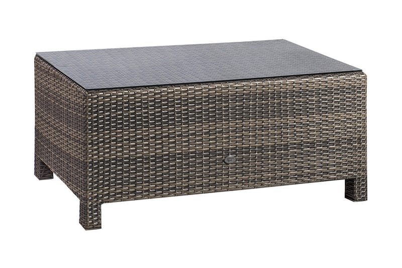 Sevilla Sofabord 71x71xH30 cm Mørkebrun - Loungebord & Sofabord utendørs - Balkongbord