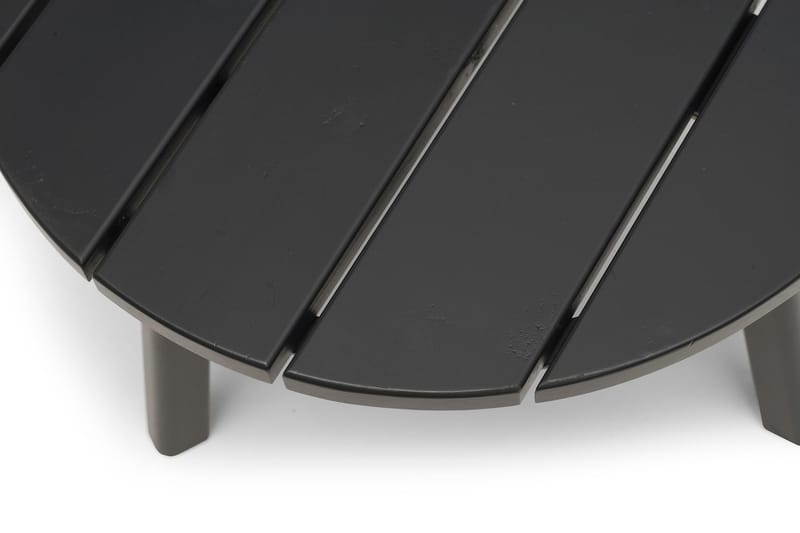 Tennesse Bord Ø50 cm - Svart - Hagemøbler - Hagebord - Loungebord & Sofabord utendørs