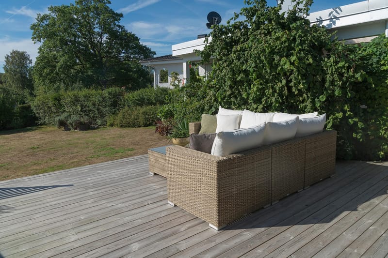 Valencia Loungebord 80x80 cm - Brun - Loungebord & Sofabord utendørs - Balkongbord