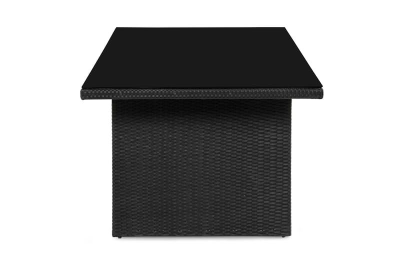 Majestic Spisebord 210x100 cm - Svart - Hagemøbler - Hagebord - Spisebord ute