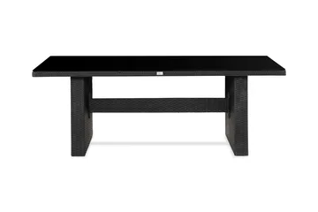 Majestic Spisebord 210x100 cm - Svart - Hagemøbler - Hagebord - Spisebord ute