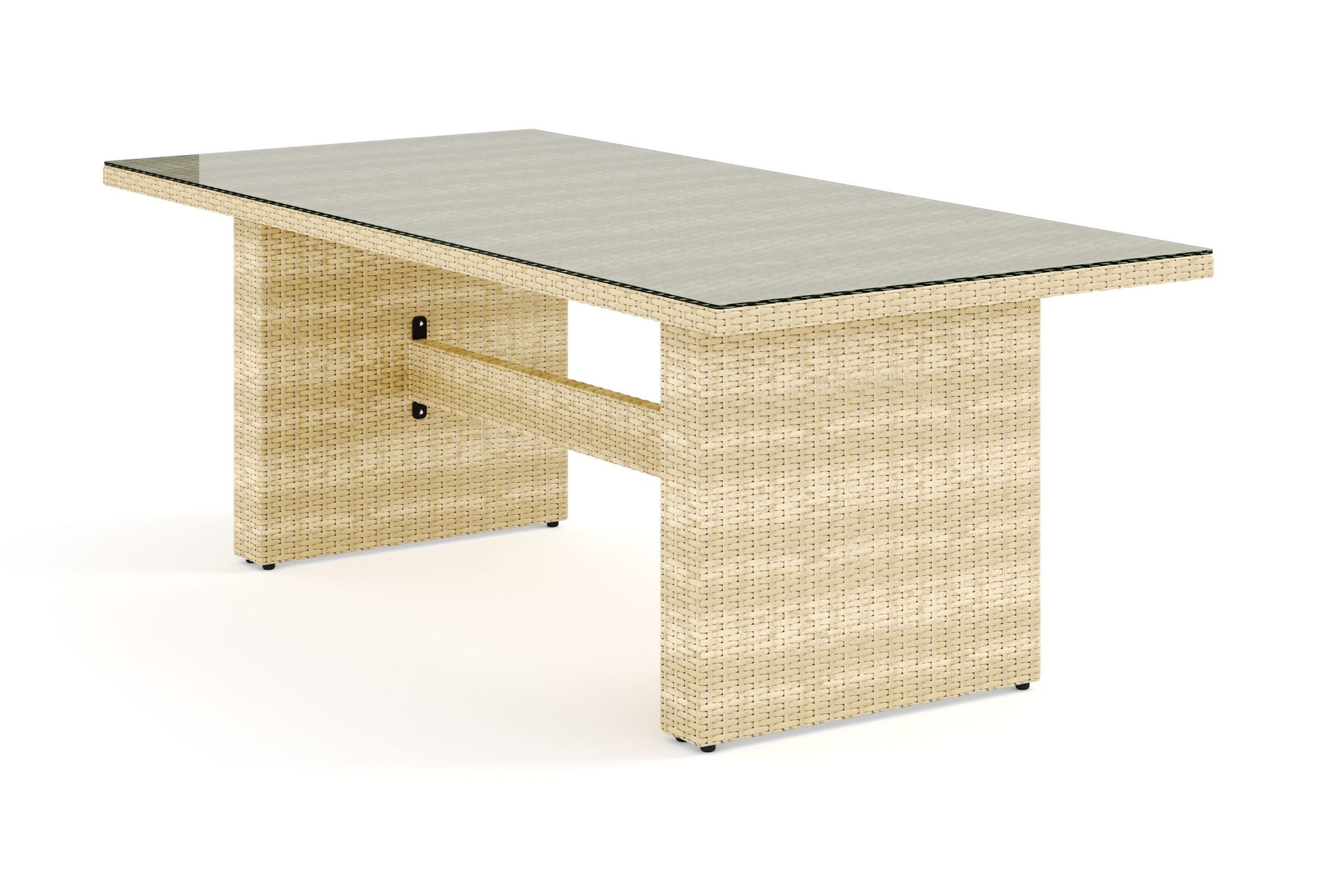 Majestic Spisebord Utendørs 210x100 cm i Kunstrotting -