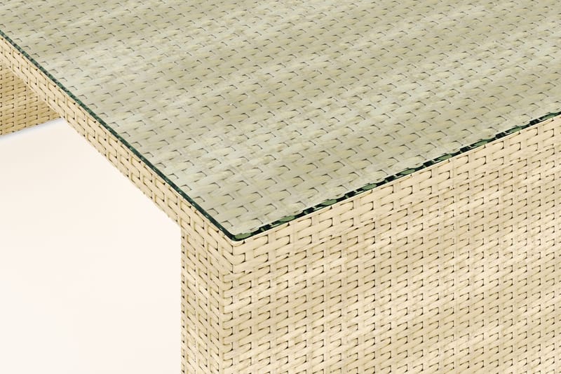 Majestic Spisebord Utendørs 210x100 cm i Kunstrotting - Hagemøbler - Hagebord - Spisebord ute