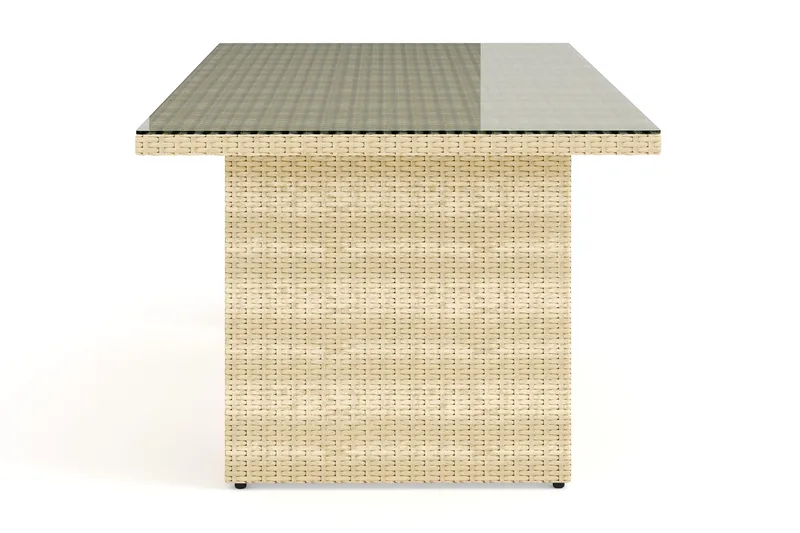 Majestic Spisebord Utendørs 210x100 cm i Kunstrotting - Hagemøbler - Hagebord - Spisebord ute